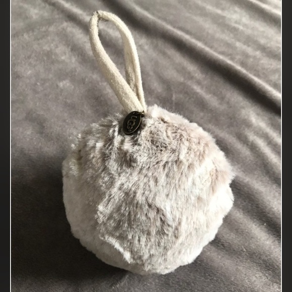 UGG Other - UGG Polar Christmas Fuzzy Tree Ornament 🌲✨ NWT